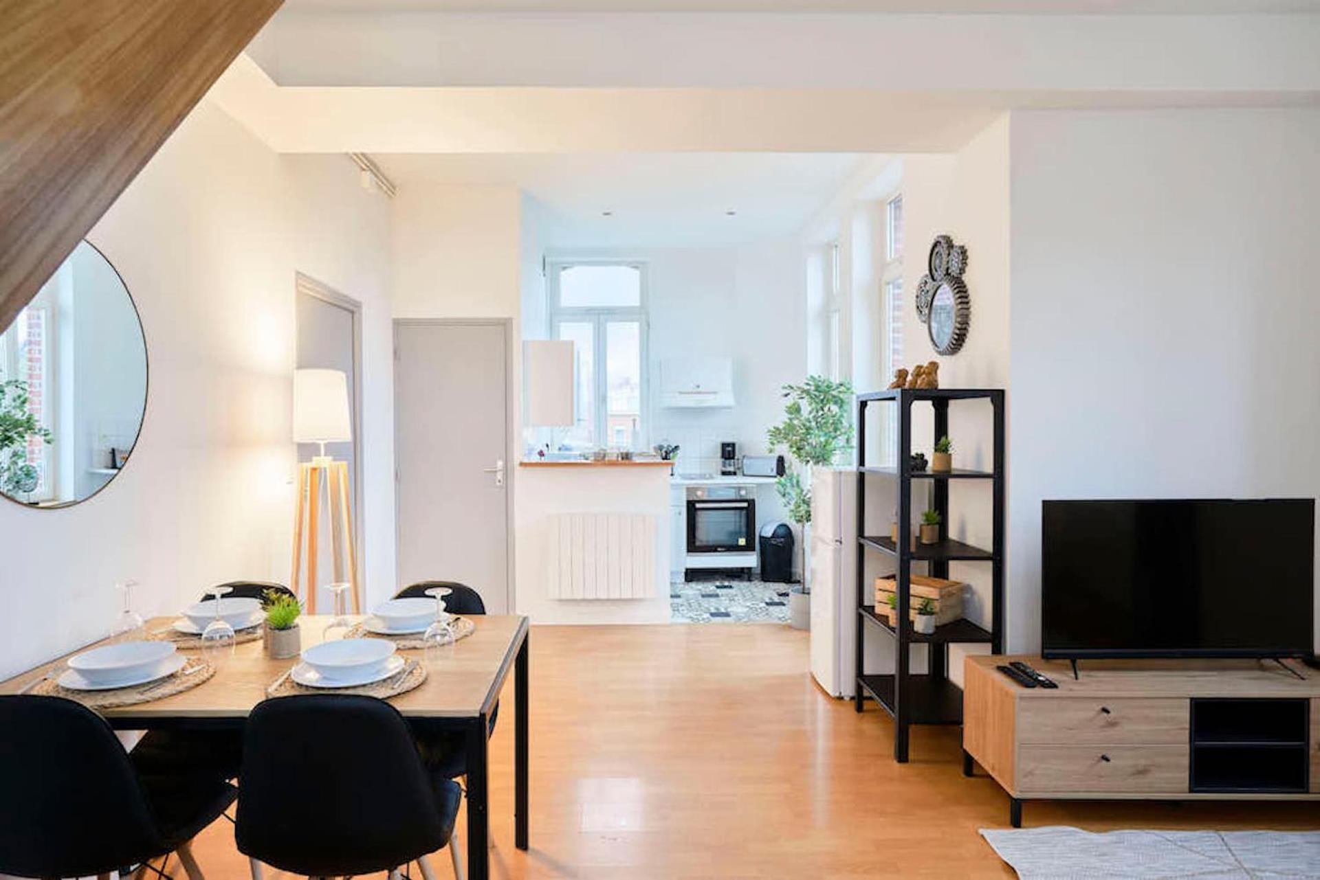 Locationstourcoing - Le Duplex Apartman Kültér fotó